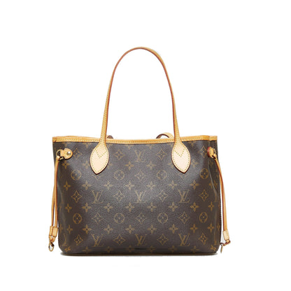 LOUIS VUITTON Monogram Neverfull PM Brown