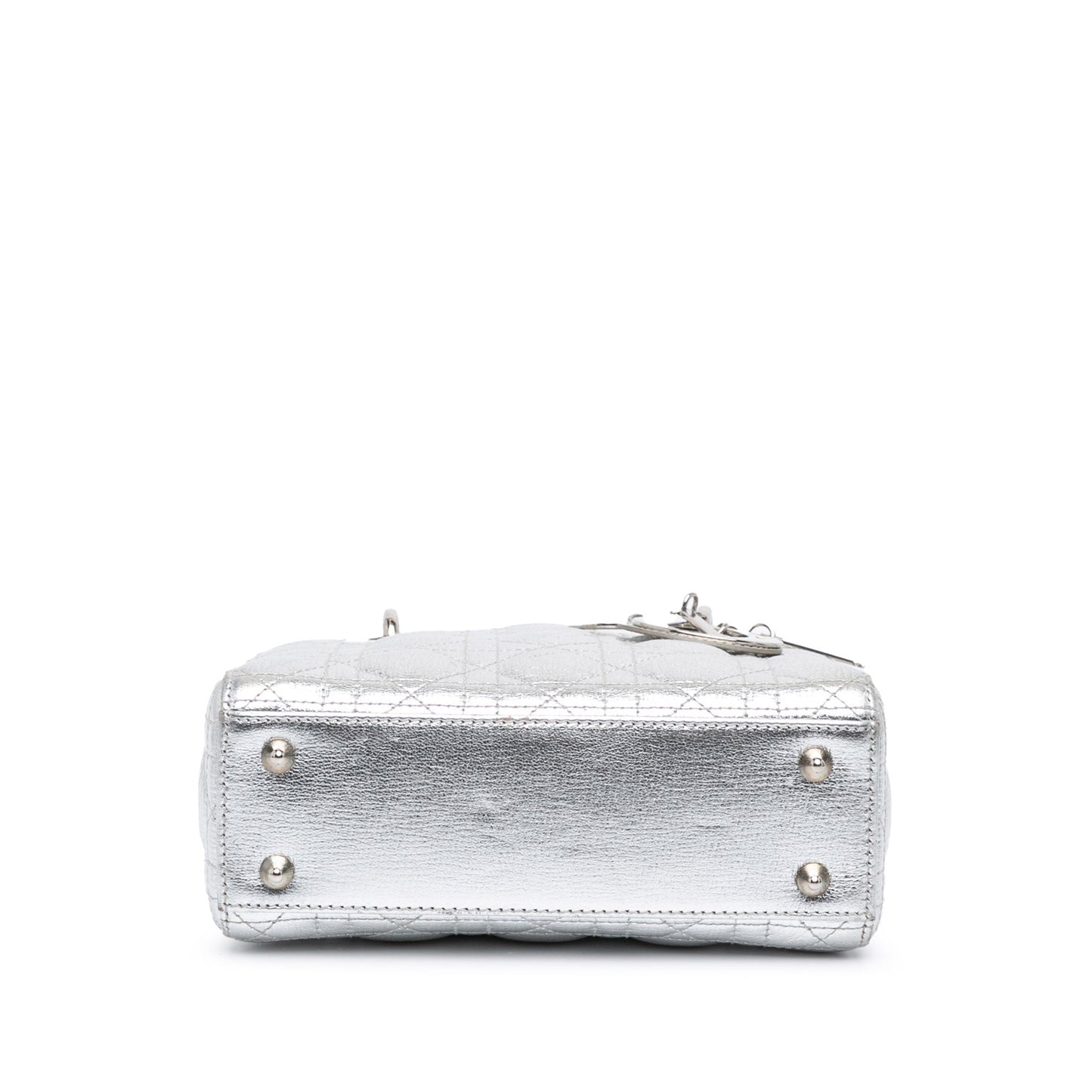 Small Metallic Grained Calfskin Cannage My ABCDior Lady Dior