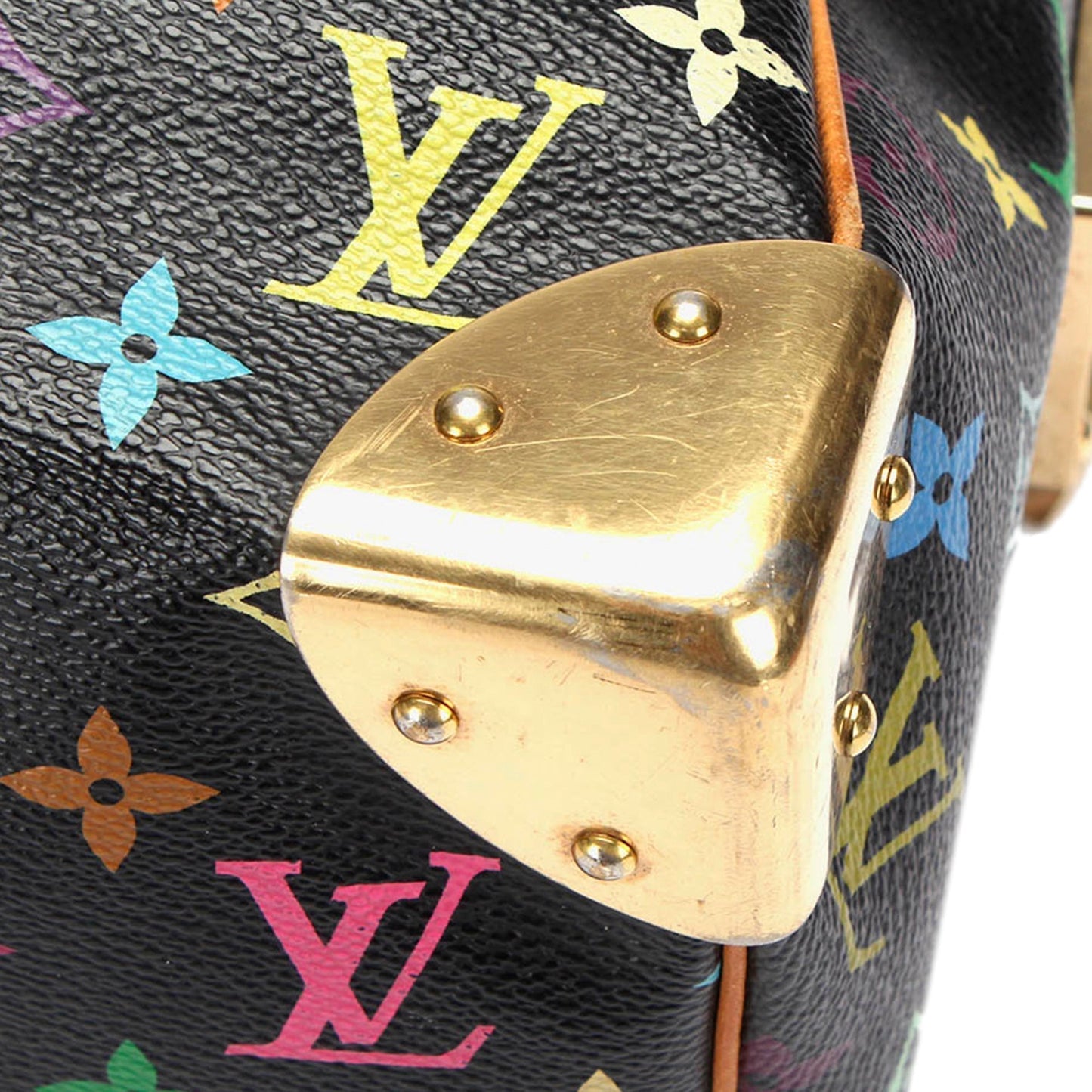 Louis Vuitton Speedy 30 Black Multicolor Monogram Canvas