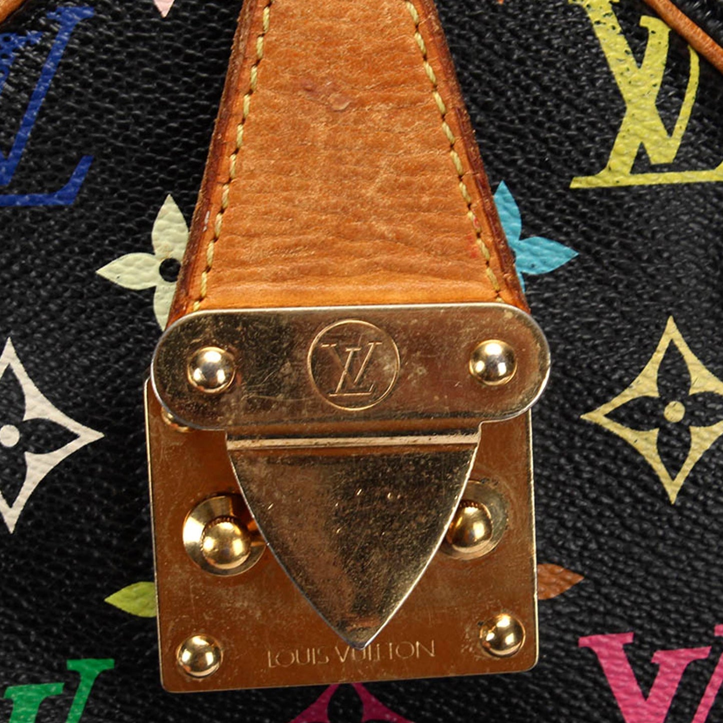 Louis Vuitton Speedy 30 Black Multicolor Monogram Canvas