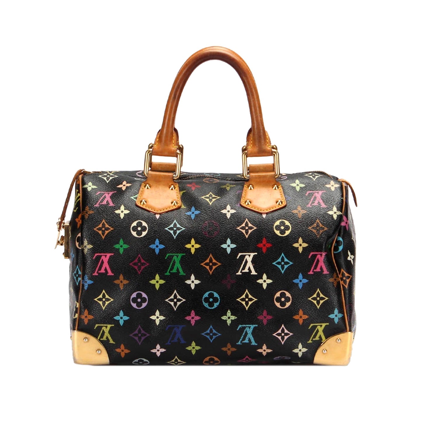 Louis Vuitton Speedy 30 Black Multicolor Monogram Canvas