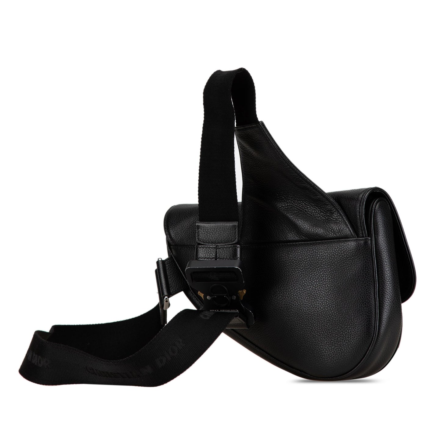 Shawn Stussy Grained Calfskin Saddle Bag