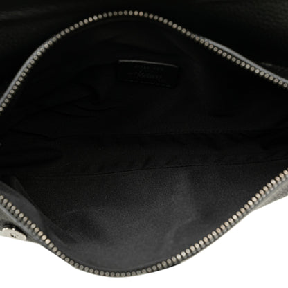 Shawn Stussy Grained Calfskin Saddle Bag