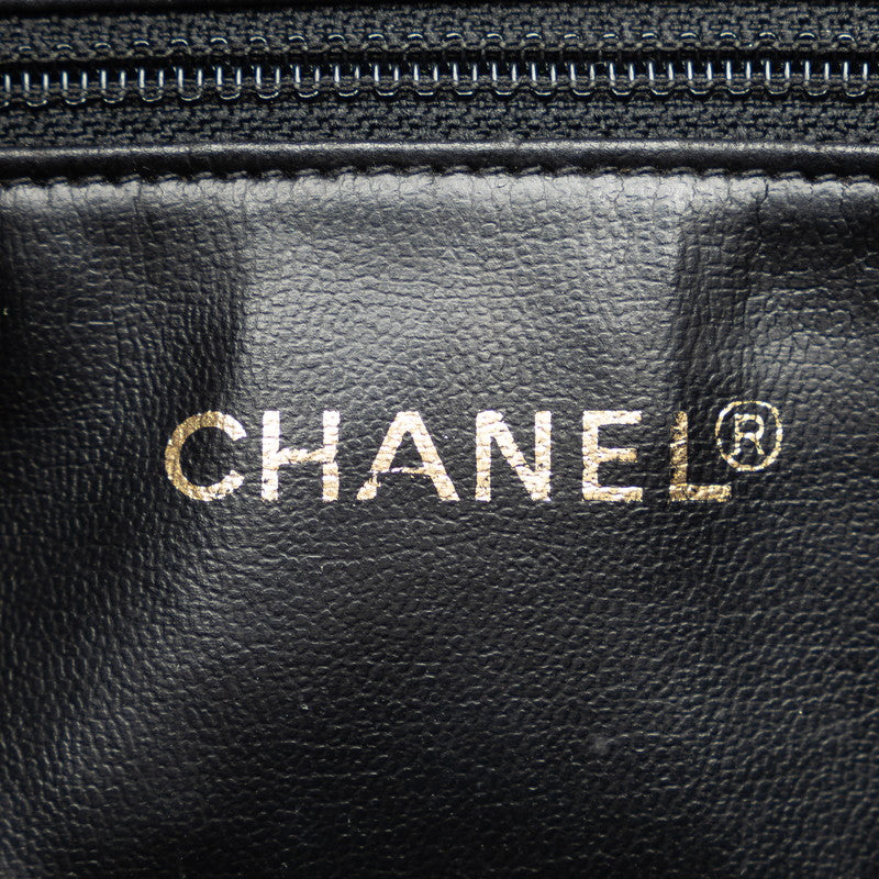 Chanel Triple CC Caviar Tote Bag Leather Tote Bag in Good condition