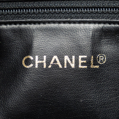 Chanel Triple CC Caviar Tote Bag Leather Tote Bag in Good condition