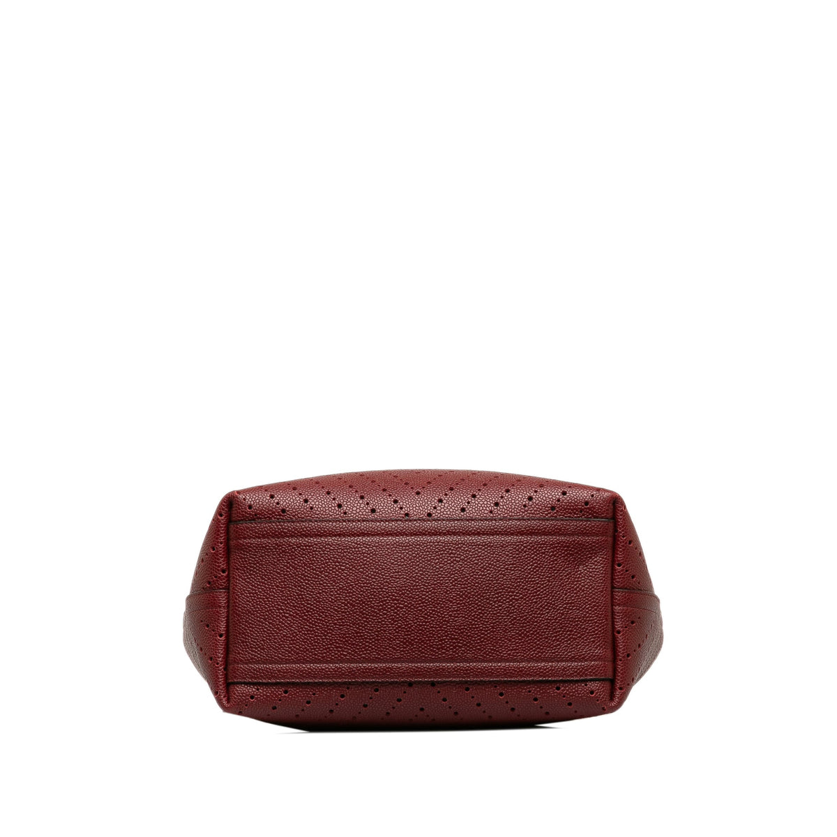 CHANEL Perforated Caviar Leather Tote Bag
