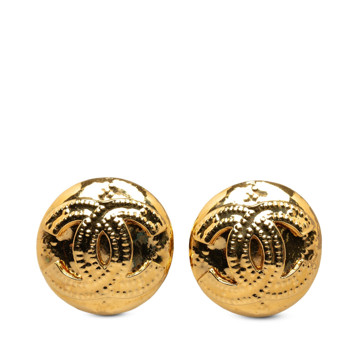 CHANEL CC Clip On Earrings Costume Earrings