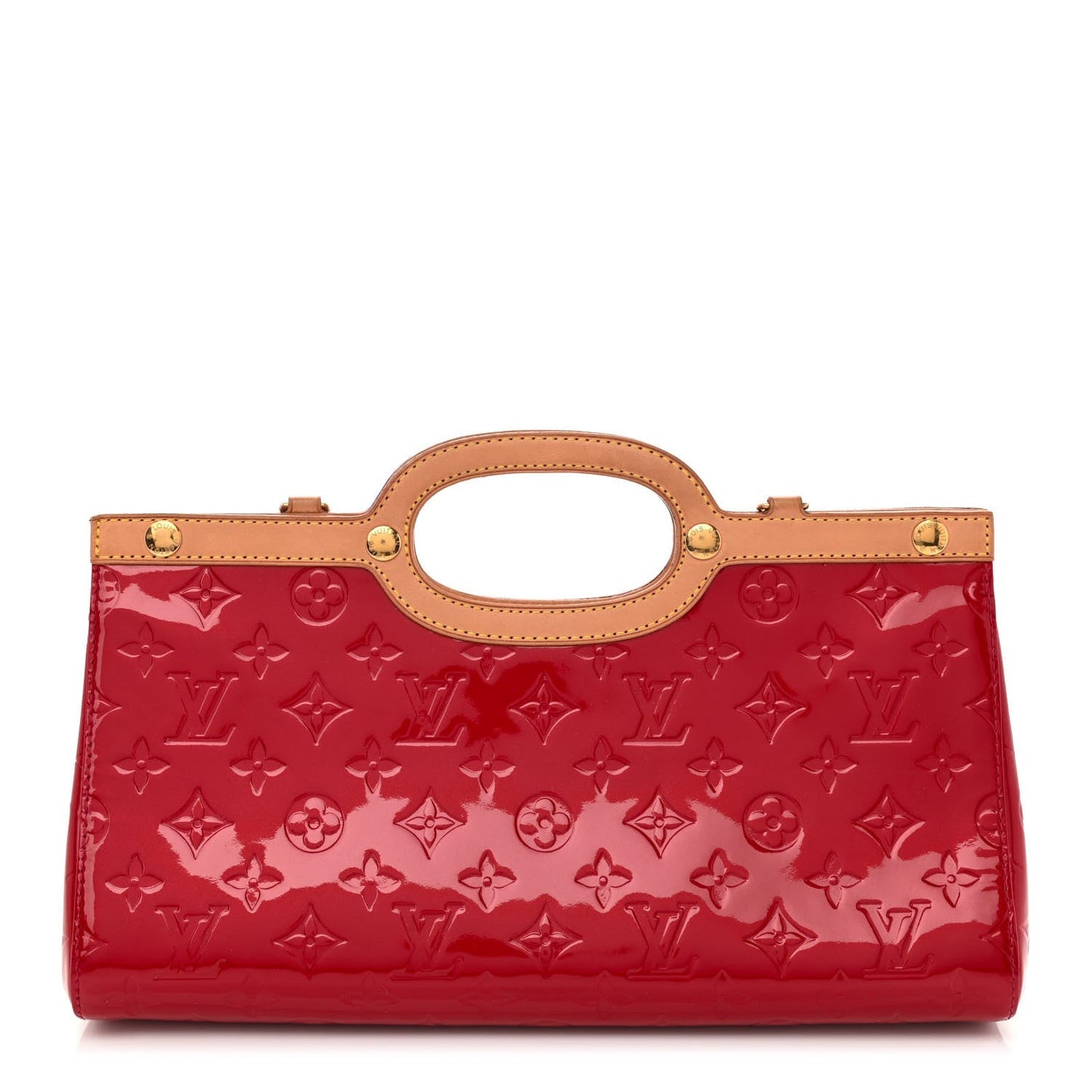 LOUIS VUITTON VERNIS ROXBURY DRIVE BAG POMME D'AMOUR