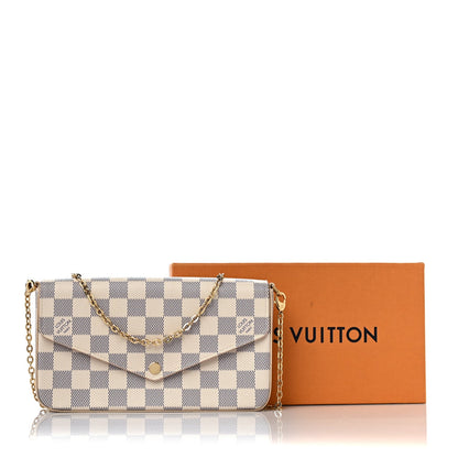 LOUIS VUITTON DAMIER AZUR FÉLICIE POCHETTE