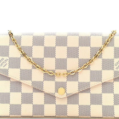 LOUIS VUITTON DAMIER AZUR FÉLICIE POCHETTE