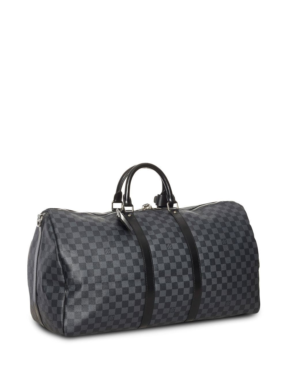 LOUIS VUITTON DAMIER GRAPHITE KEEPALL BANDOULIÈRE 55