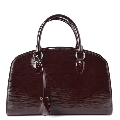 LOUIS VUITTON ELECTRIC PONT NEUF PM EPI LEATHER SATCHEL BAG