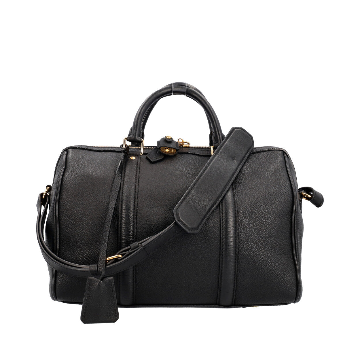LOUIS VUITTON Leather Sofia Coppola MM Black