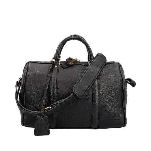 LOUIS VUITTON Leather Sofia Coppola MM Black