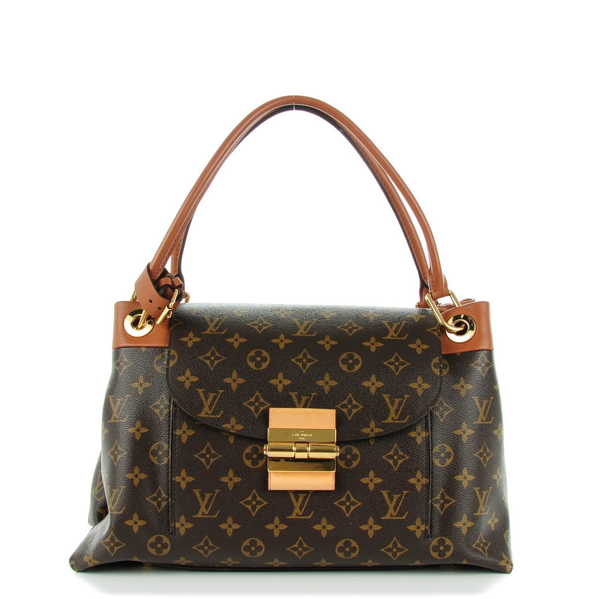 LOUIS VUITTON MONOGRAM OLYMPE CAMEL SHOULDER BAG