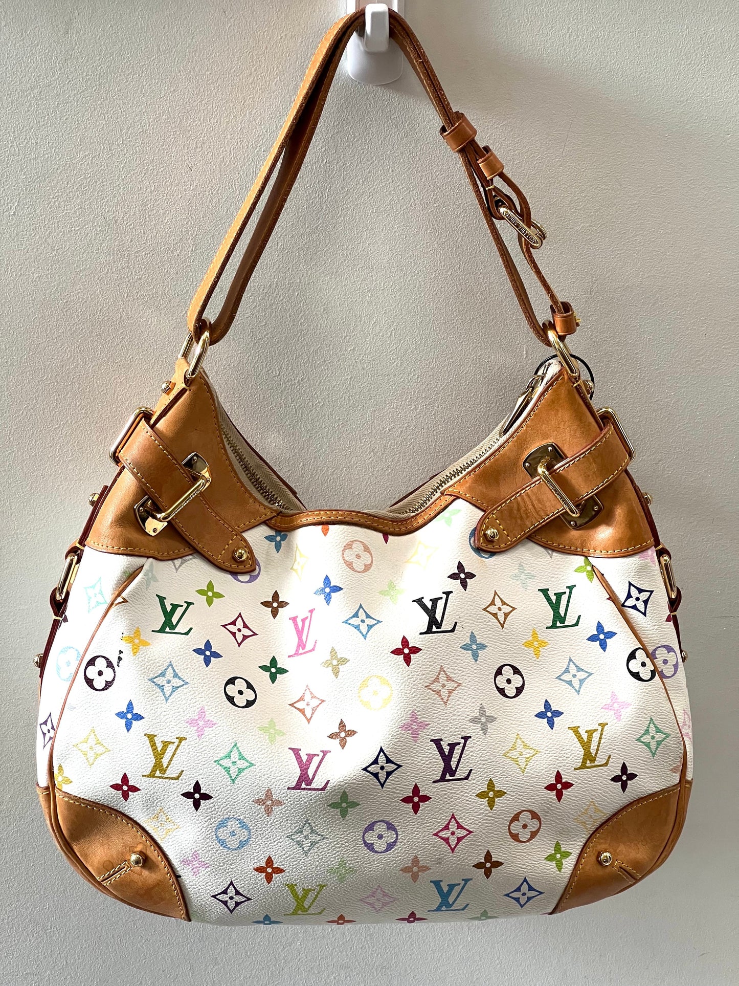 LOUIS VUITTON MULTICOLOR MONOGRAM GRETA SATCHEL