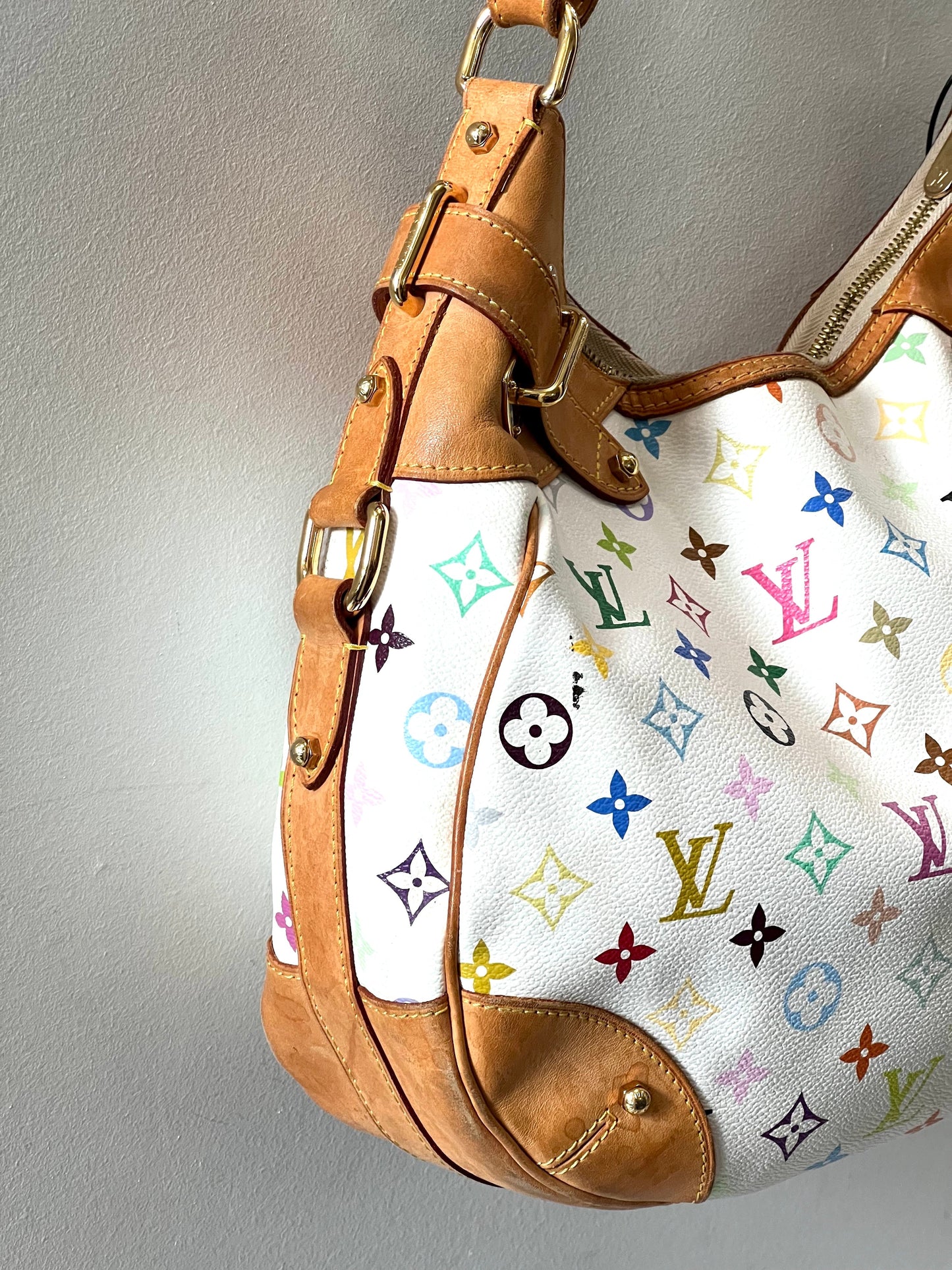 LOUIS VUITTON MULTICOLOR MONOGRAM GRETA SATCHEL