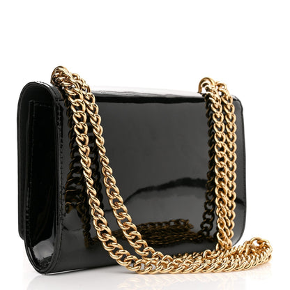 LOUIS VUITTON PATENT LOUISE CHAIN BAG MM