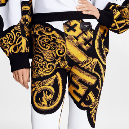 LOUIS VUITTON PRINTED LOGO PANTS LEGGINGS