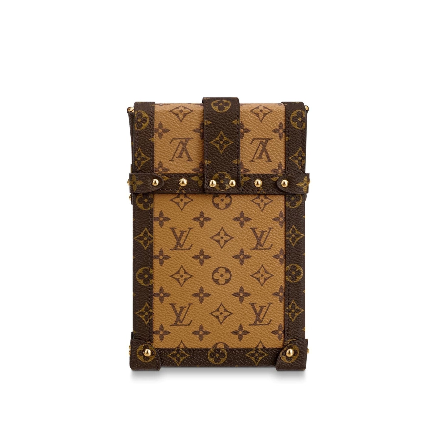 LOUIS VUITTON REVERSE MONOGRAM VERTICAL TRUNK POCHETTE