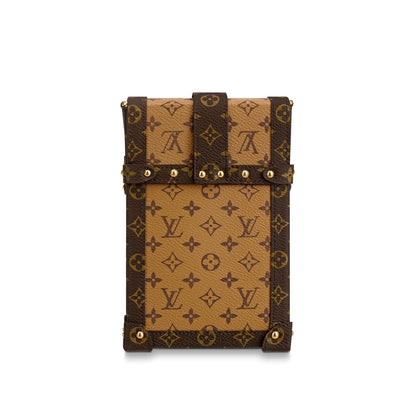 LOUIS VUITTON REVERSE MONOGRAM VERTICAL TRUNK POCHETTE