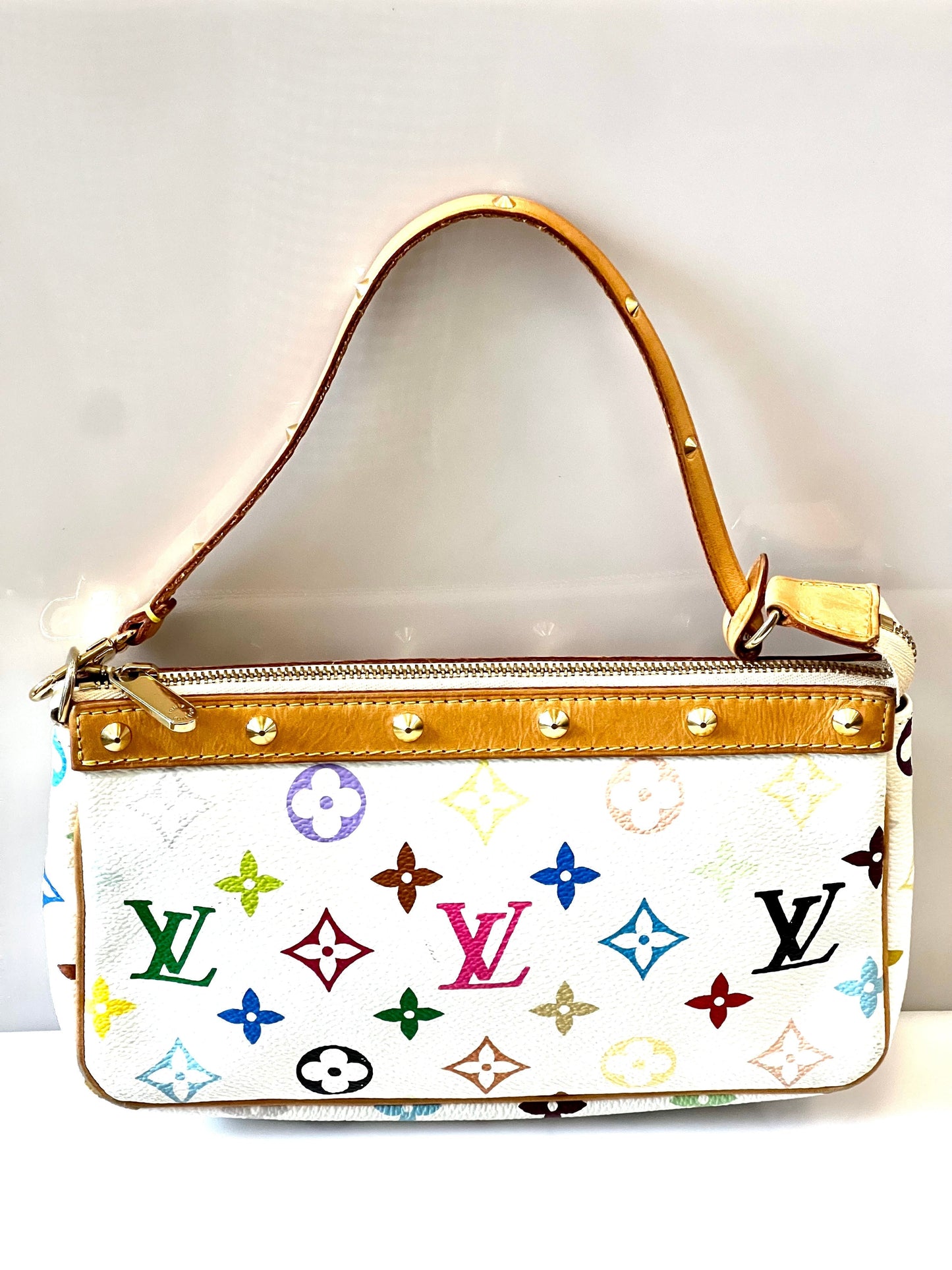 LOUIS VUITTON TAKASHI MURAKAMI MULTICOLOR MONOGRAM POCHETTE