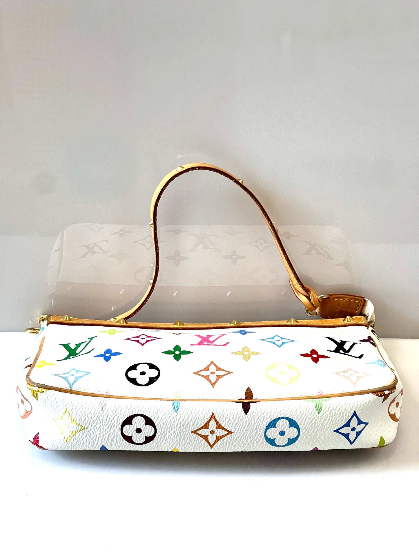 LOUIS VUITTON TAKASHI MURAKAMI MULTICOLOR MONOGRAM POCHETTE