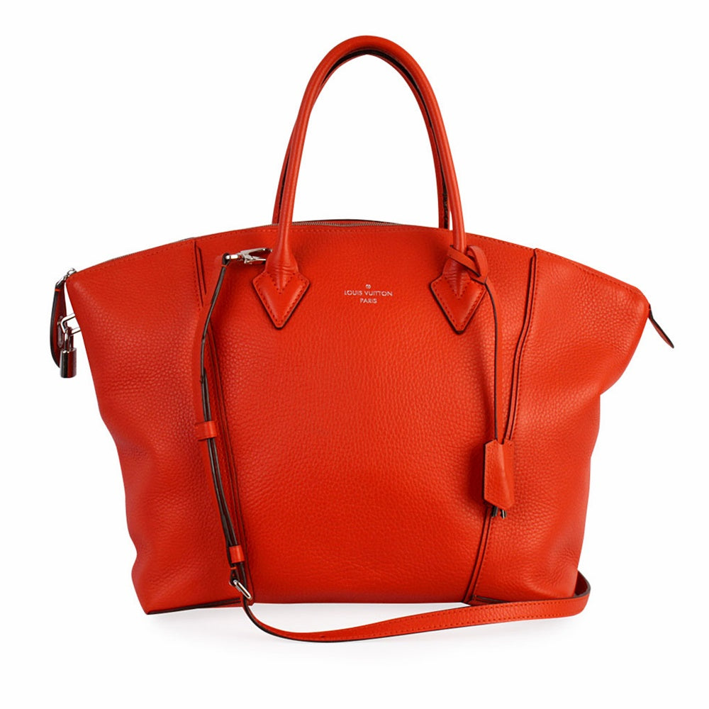 LOUIS VUITTON Taurillon Lockit PM Orange