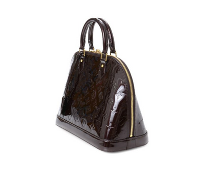 LOUIS VUITTON VERNIS ALMA PM BAG AMARANTE