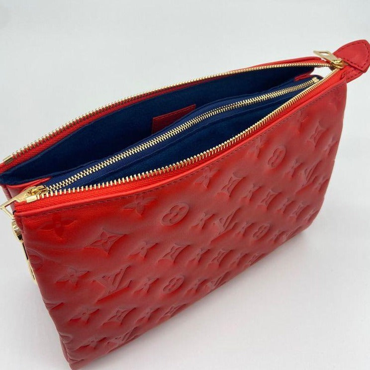 Louis Vuitton Red Coussin Bag