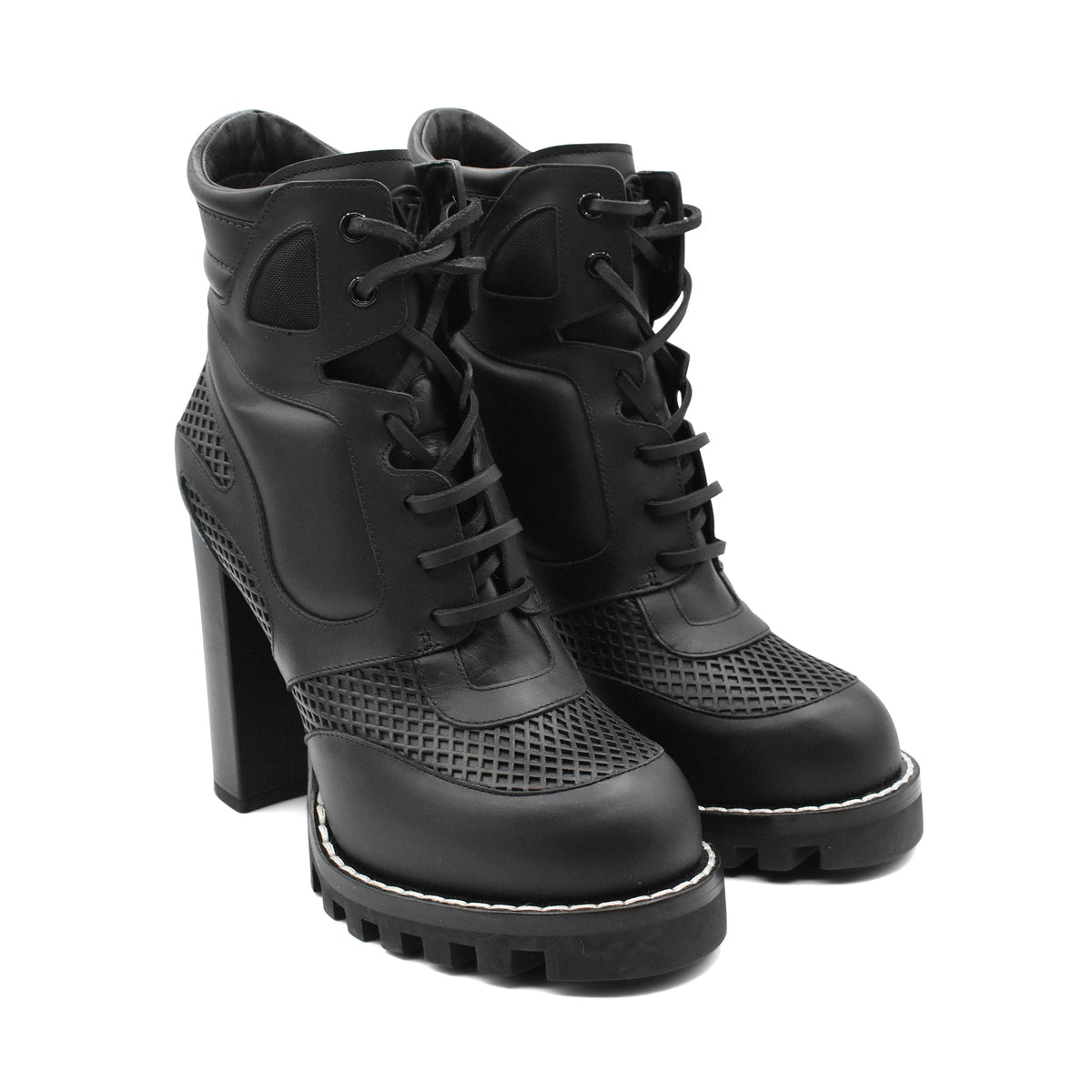 Louis Vuitton 'Star Trail' Combat Boots - Women's 39