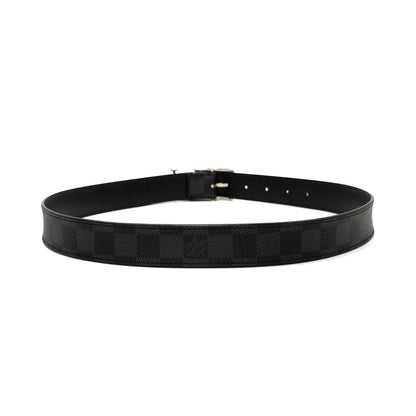 Louis Vuitton 'Damier Graphite Neogram' Belt - 85/34
