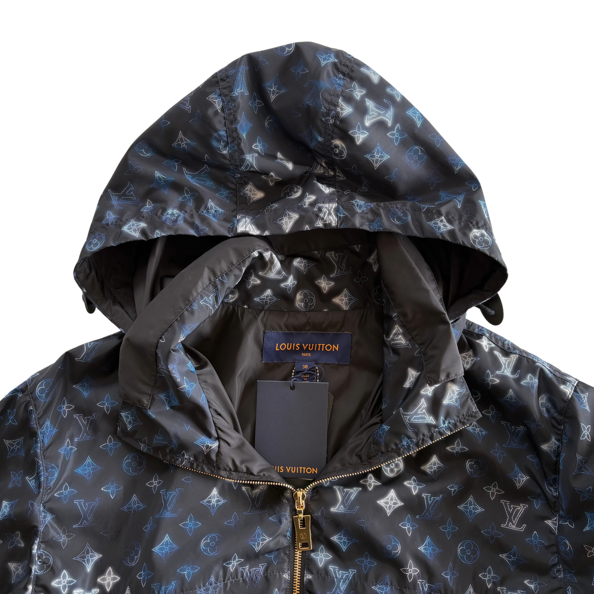 Louis Vuitton 'Mahina Monogram' Windbreaker Jacket - Women's 38