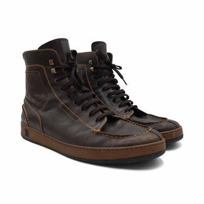 Louis Vuitton 'Petit Damier' Hightop Sneakers - Men's 10