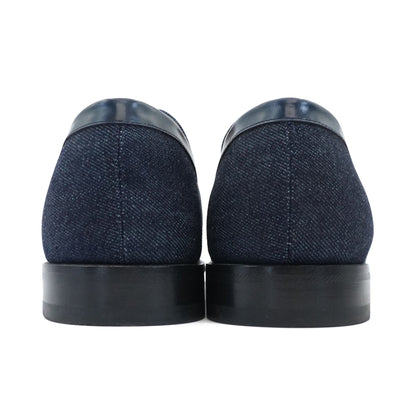 Louis Vuitton 'Saint Germain Denim' Loafers - Men's 7.5
