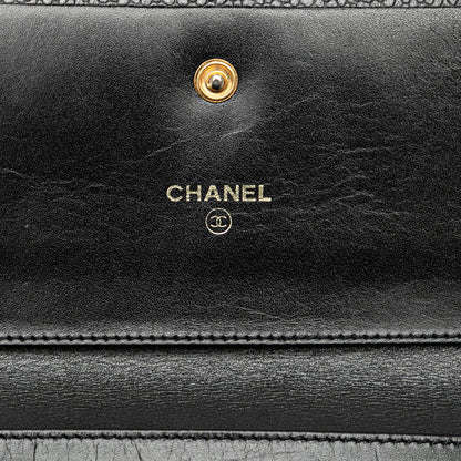 Chanel Coco Mark Compact Trifold Wallet Leather Short Wallet A13226 in Good condition