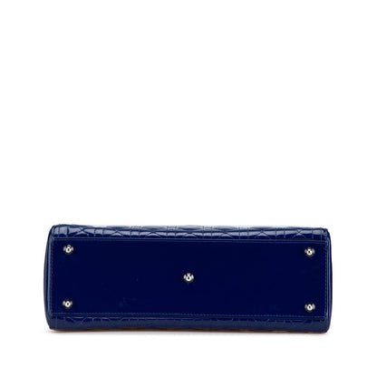 Large Patent Cannage Lady Dior