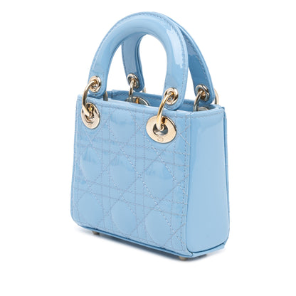 Micro Patent Cannage Lady Dior