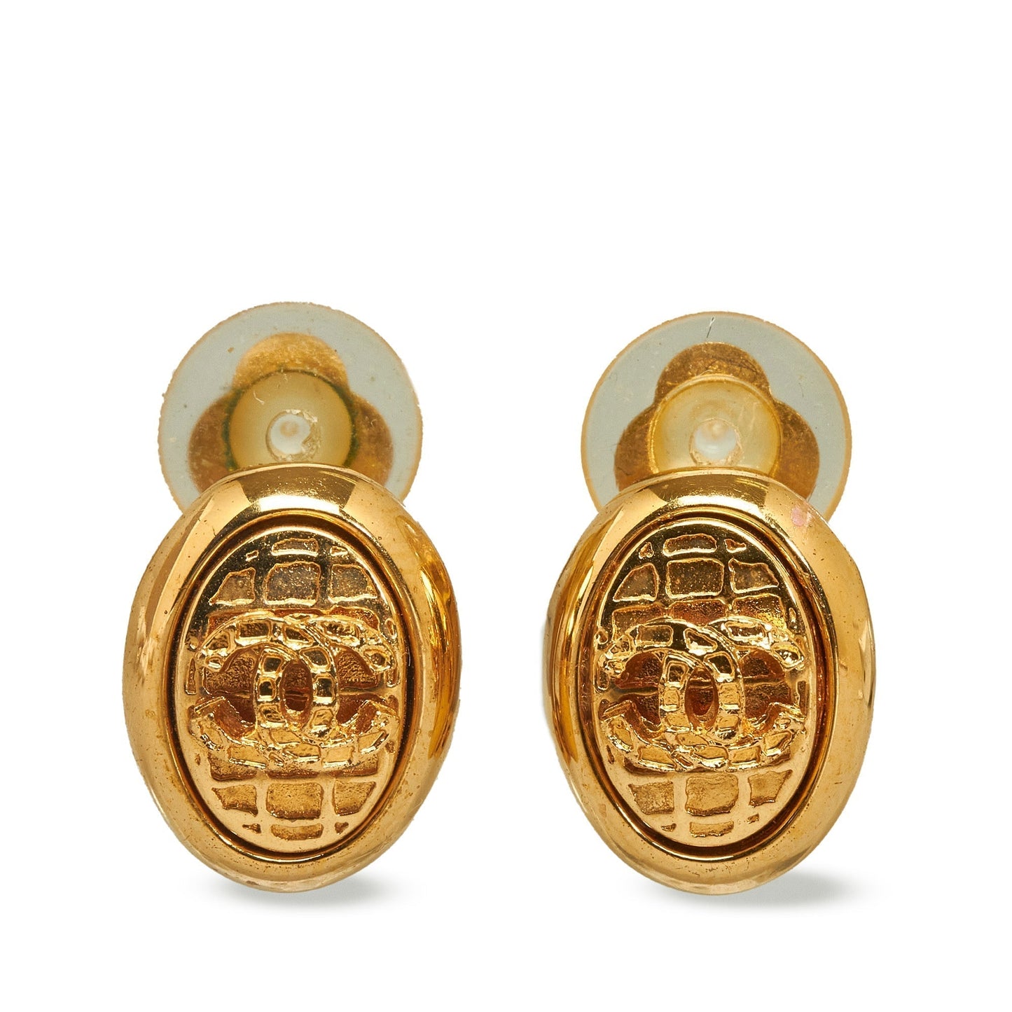 Chanel CC Clip-on Earrings Costume Earrings