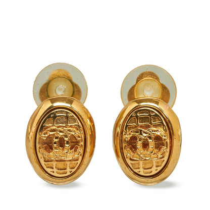 Chanel CC Clip-on Earrings Costume Earrings