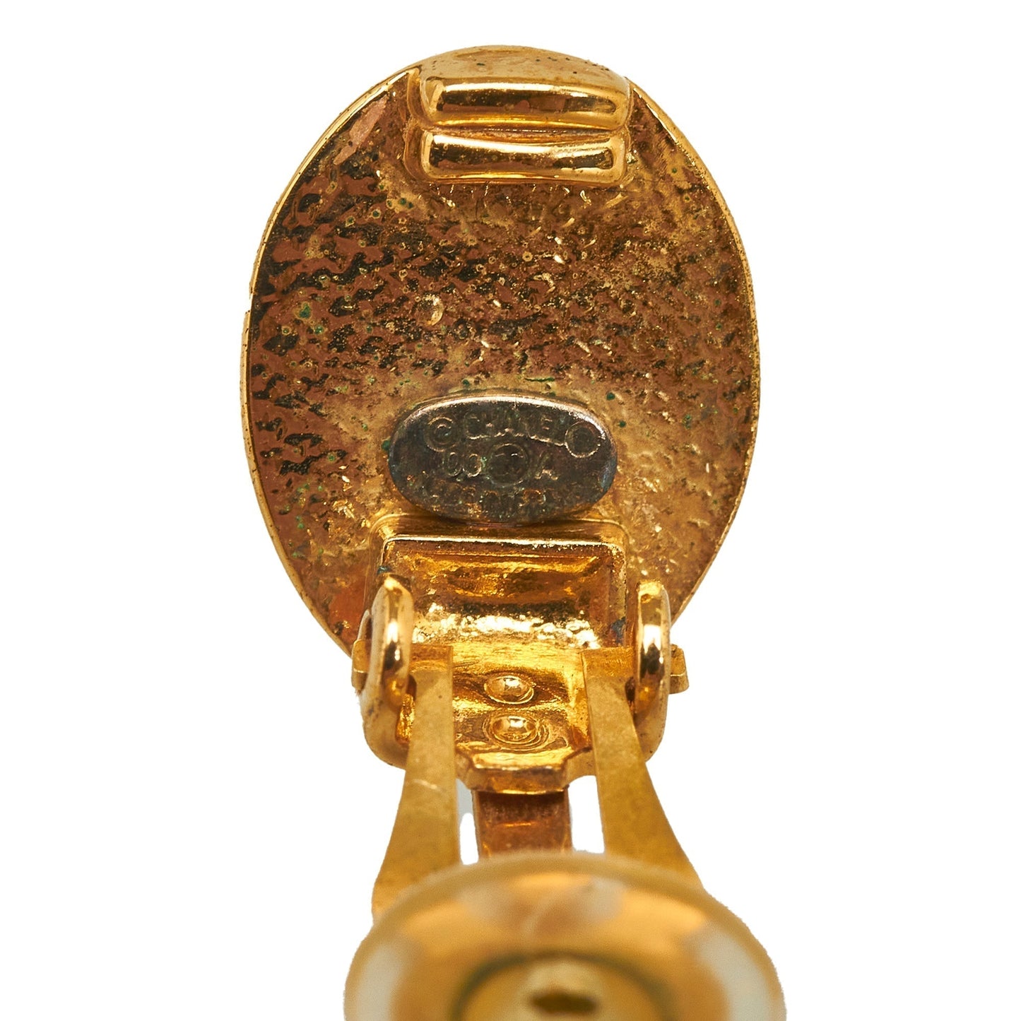 Chanel CC Clip-on Earrings Costume Earrings