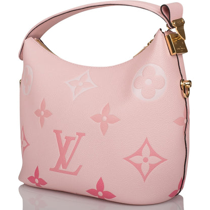 Louis Vuitton Rosebud By The Pool Empreinte Giant Monogram Marshmallow Hobo Bag