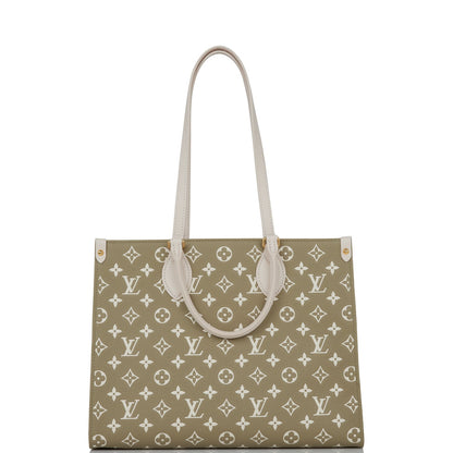 Louis Vuitton Spring in the City Khaki and Beige Empreinte OnTheGo MM