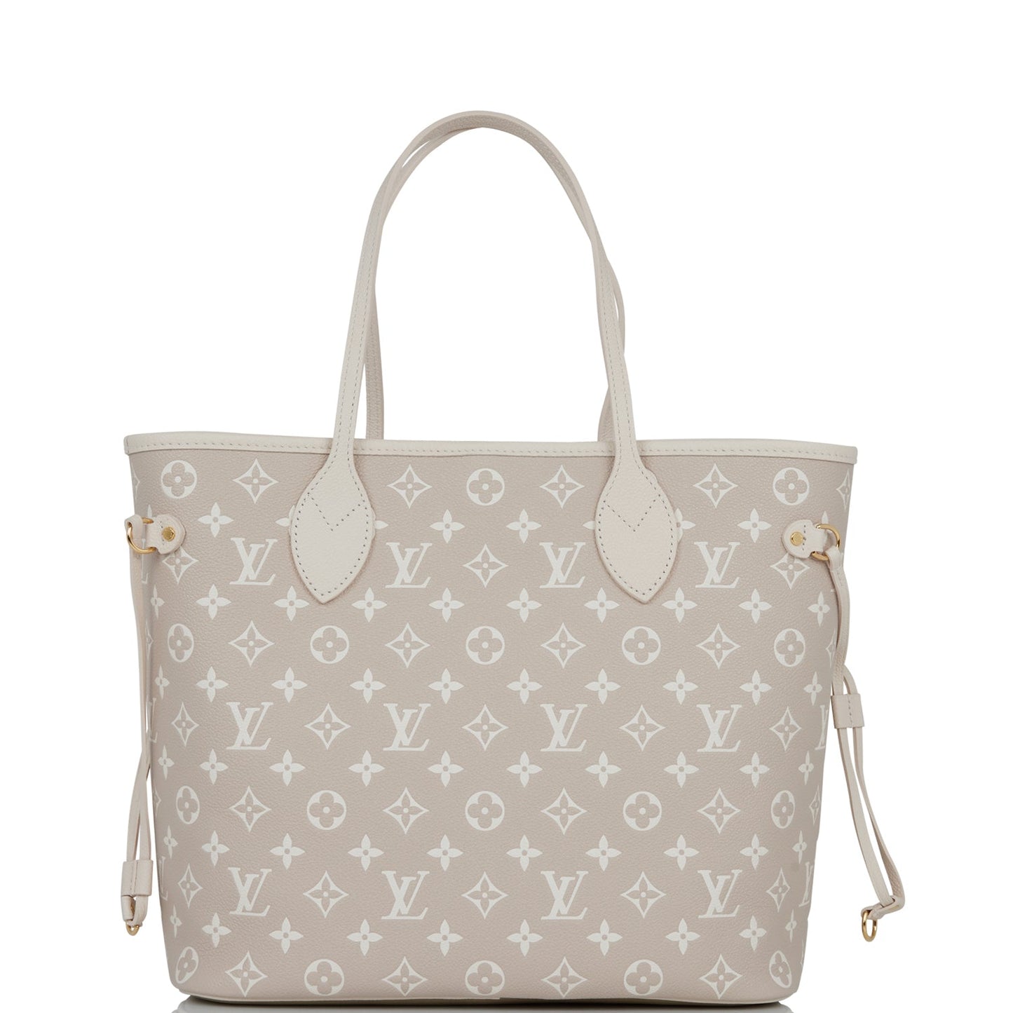 Louis Vuitton Spring in the City Khaki and Beige Monogram Empreinte Neverfull MM