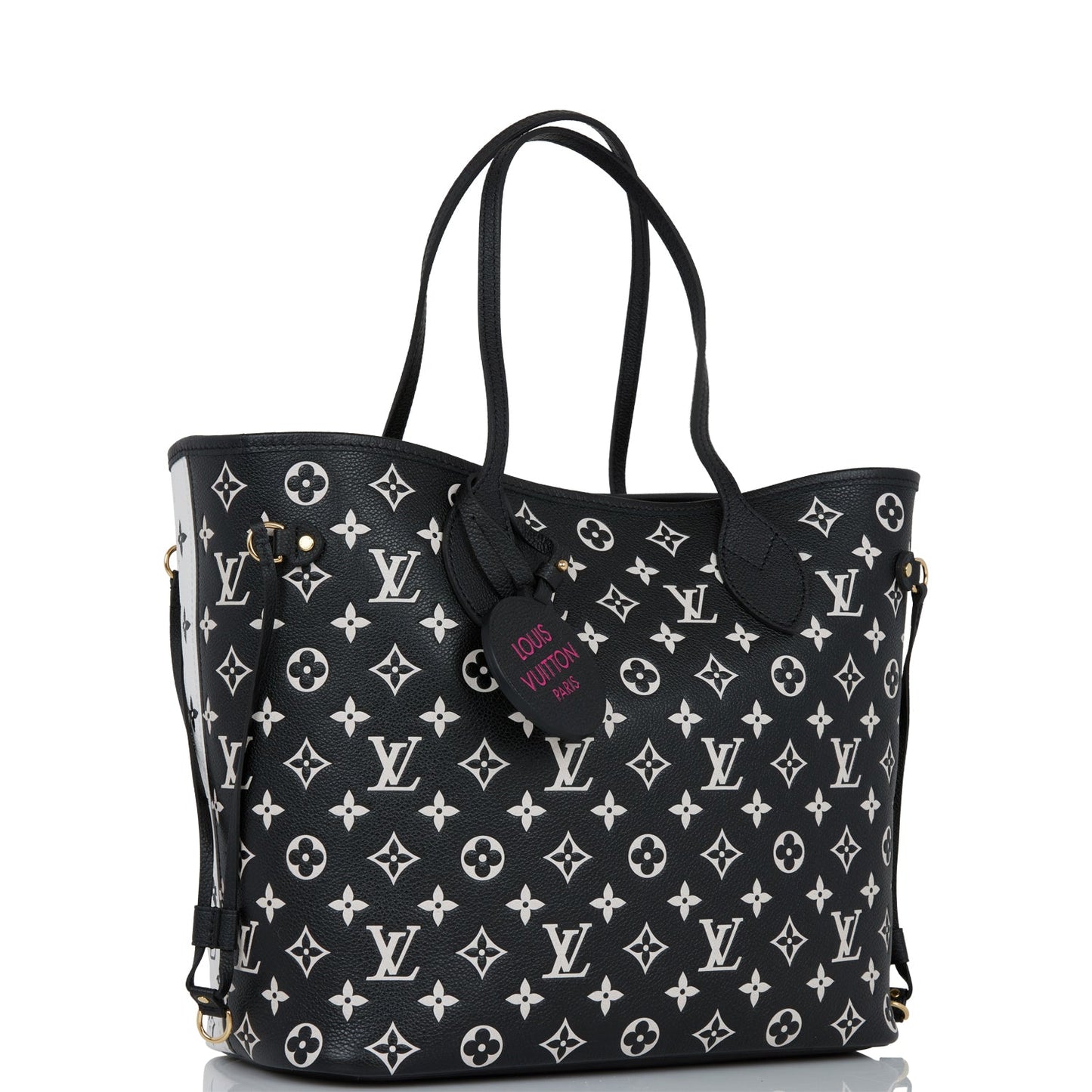 Louis Vuitton Spring in the City Black and White Monogram Empreinte Neverfull MM