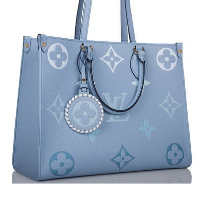 Louis Vuitton Summer Blue By The Pool Empreinte Giant Monogram OnTheGo MM