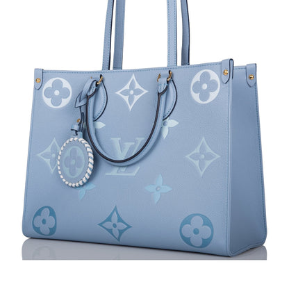 Louis Vuitton Summer Blue By The Pool Empreinte Giant Monogram OnTheGo MM