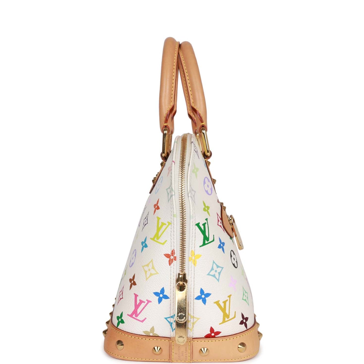 Vintage Louis Vuitton Monogram Multicolor White Alma