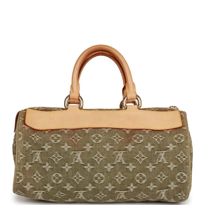 Louis Vuitton Green Monogram Denim Neo Speedy