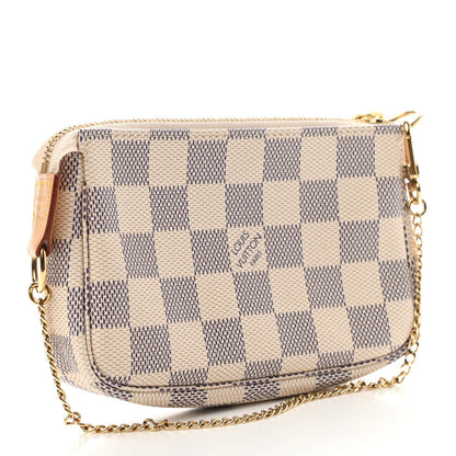LOUIS VUITTON Damier Azur Mini Pochette